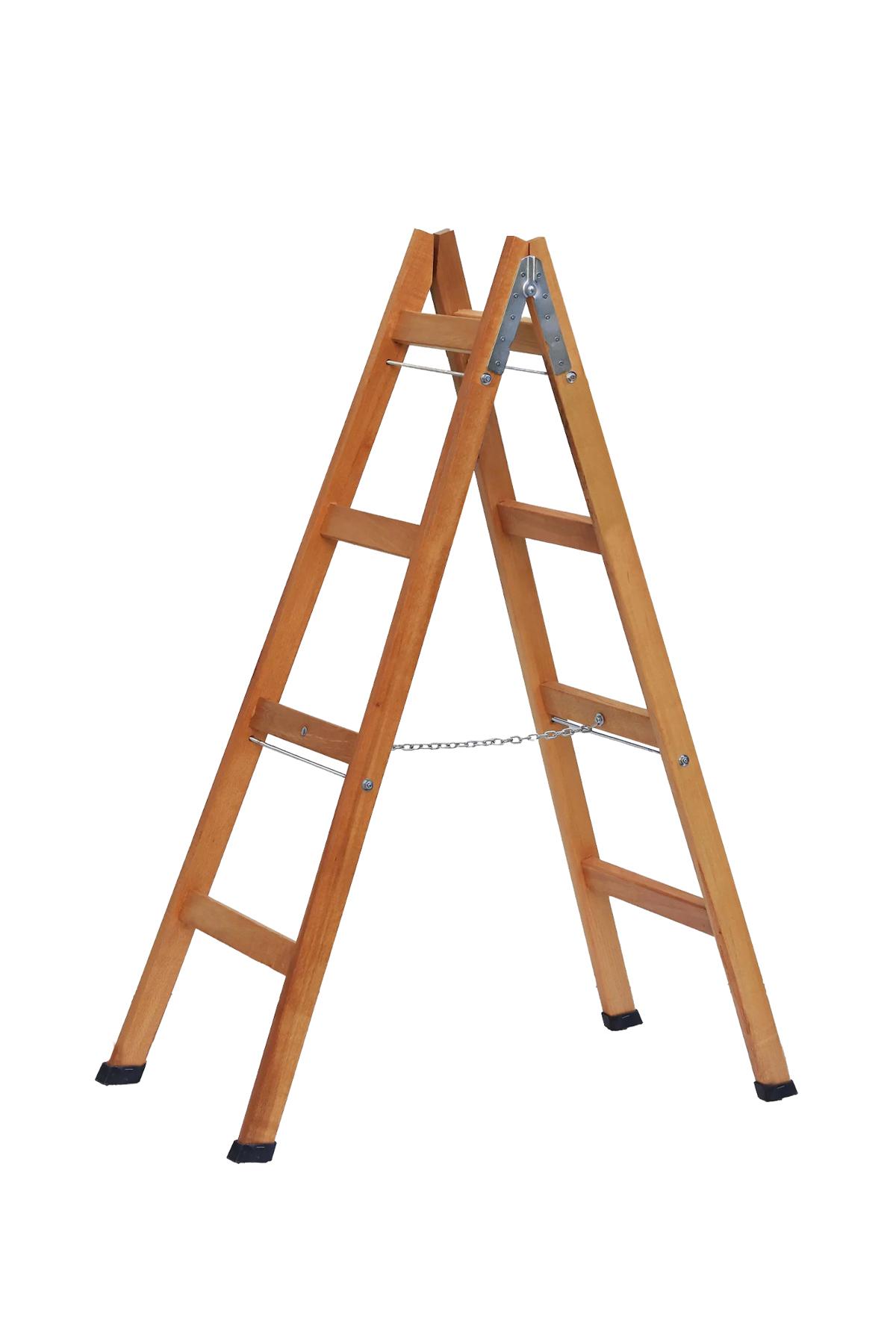 SARAYLI 4 BASAMAKLI A TİPİ AHŞAP MERDİVEN