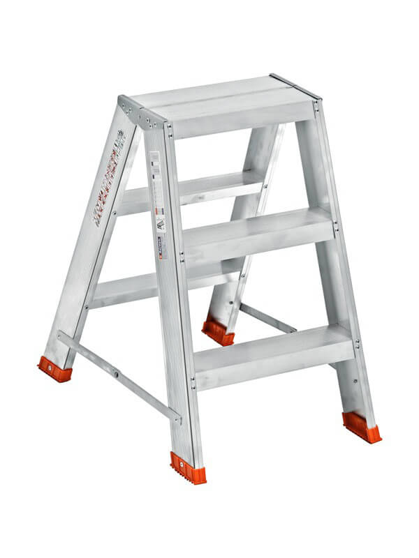 23010015 Aluminium, 3 Steps Home Step Ladder Oryx