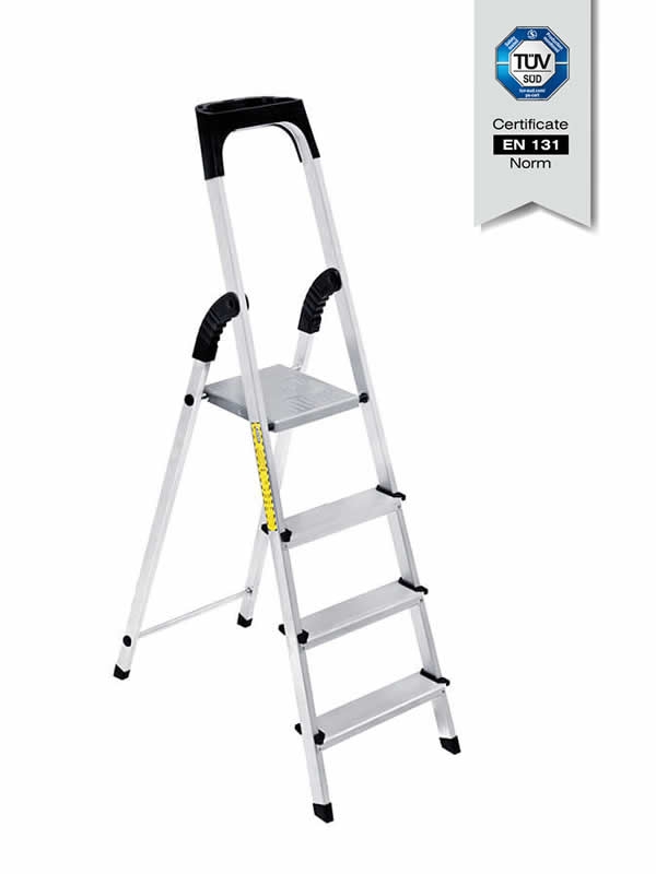 Afhankelijkheid Verstoring Rekwisieten ALUMINUM LADDER (3+1) - SARAYLI LADDER - Aluminum Scaffolding, Industrial  Ladder, Platform Scaffolding, Fiberglass Ladder, Telescopic Ladder - 4'ü,  Aluminum Ladder, Aluminum Ladder , Sarayli Aluminum Ladder Prices, Aluminum  Ladder , Aluminum